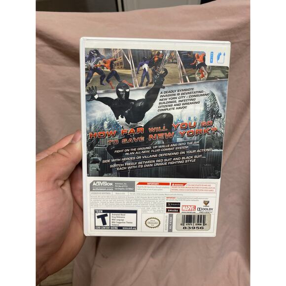 Spider-Man: Web of Shadows (Nintendo Wii, 2008) CIB - Picture 4 of 4